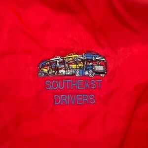 Vintage Southeast Drivers embroidered work jacket 🚛